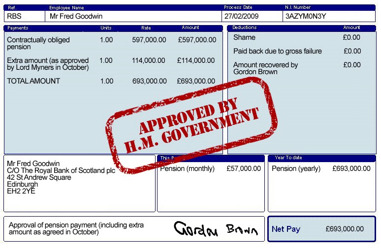 fred the shred payslip