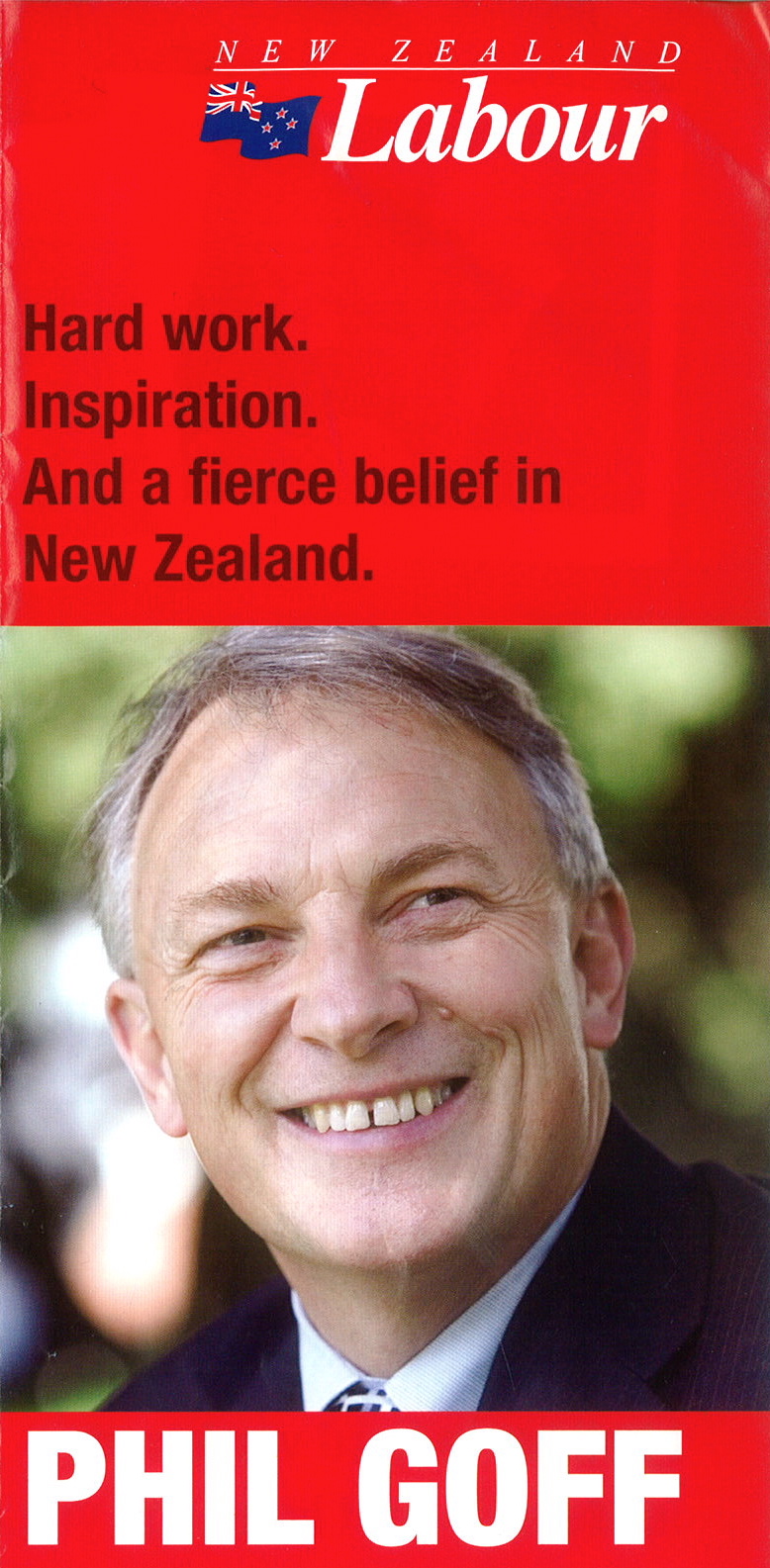 Phil Goff New Zealand Political Advertising