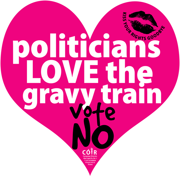 positive art direction with negative copy