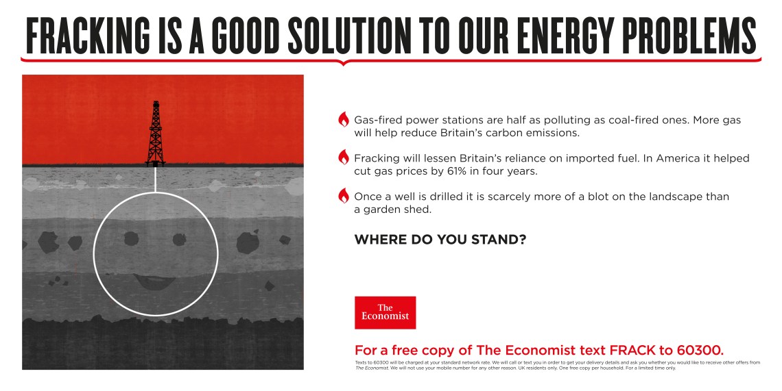 Fracking good solution economist where do you stand