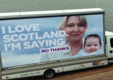 no thanks better together i love scotland