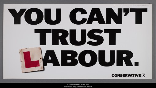You  cant trust labour 1992