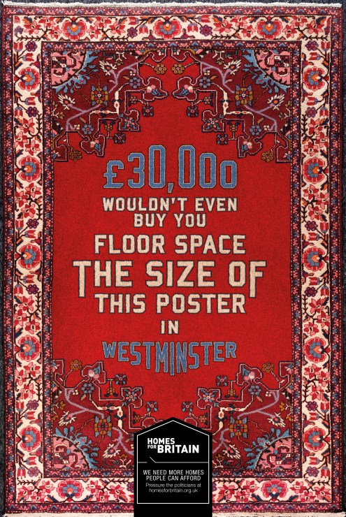 Carpet homes for britain poster westminster