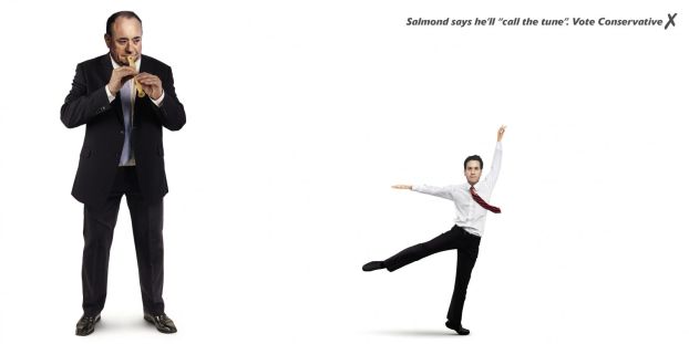Salmond Miliband Call The Tune poster