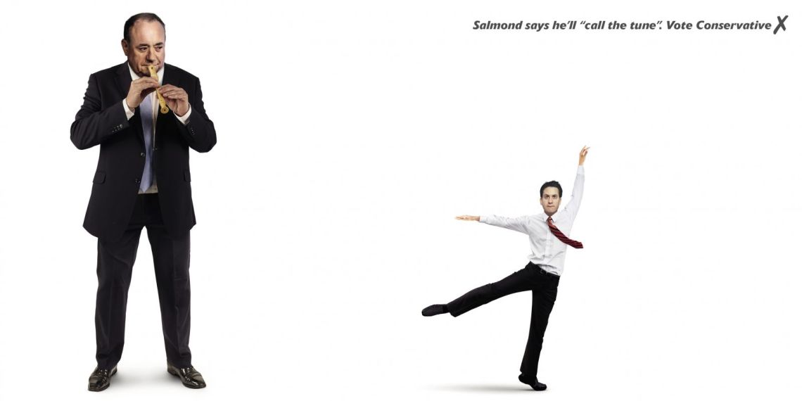 Salmond Miliband Call The Tune poster
