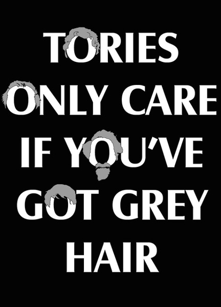 Tories only care if you've got grey hair