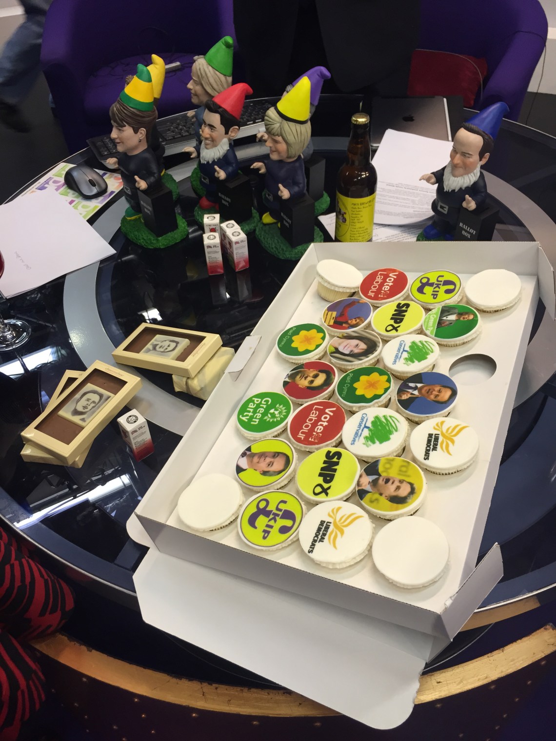 Election themed cupcakes