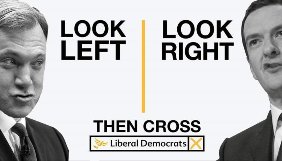 Lib Dem Look left look right