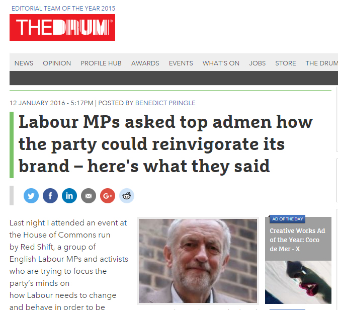 The Drum Brand Labour Benedict Pringle