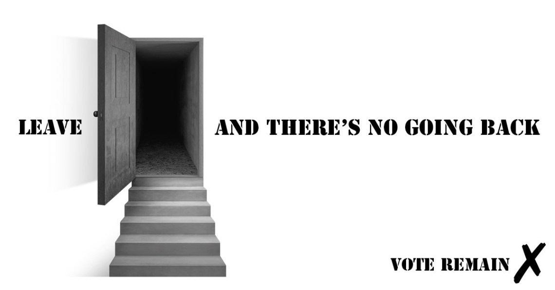 Leave and there's no going back stronger in