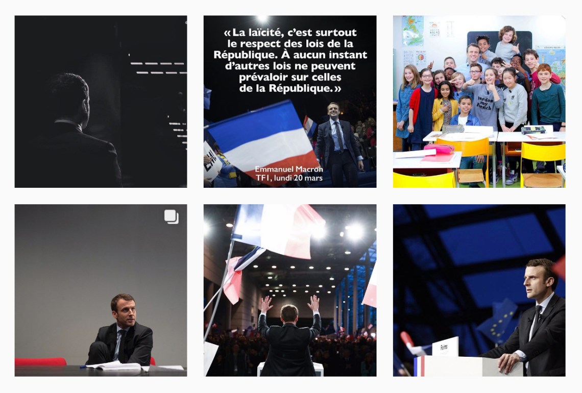 Macron instagram