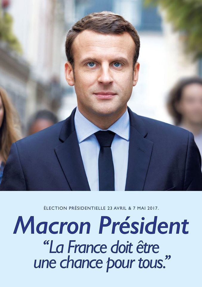 Macron poster