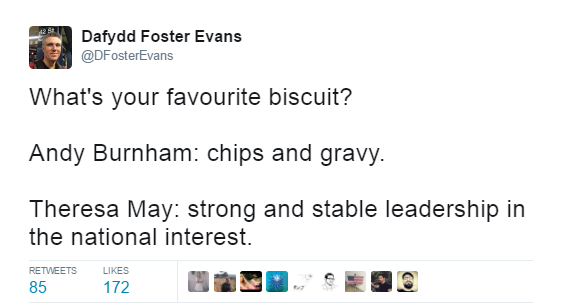 Strong and stable - chips and gravy