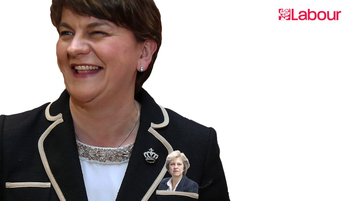 May is in DUP's pocket