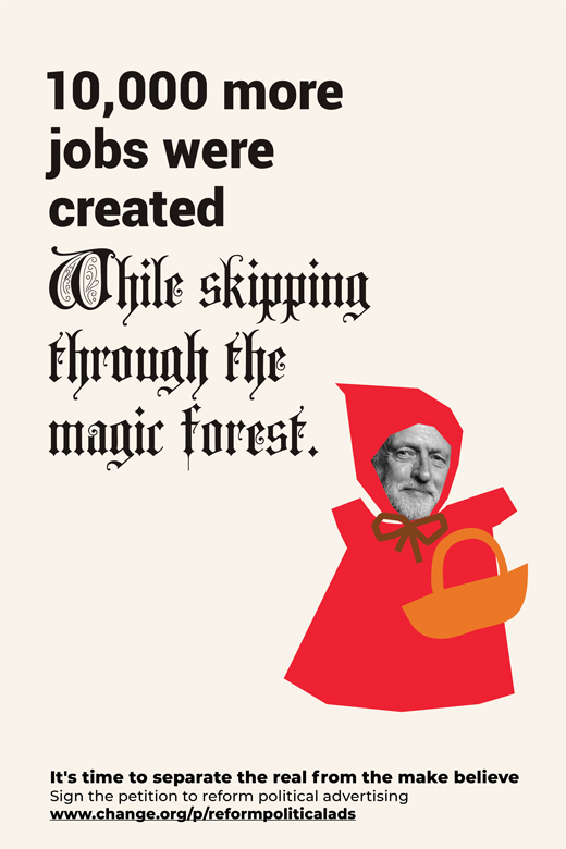RedRiding reform political advertising Corbyn